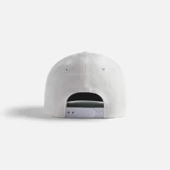 Azur Linen Cap Cream Ping Pong Print
