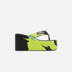 Branded Wedge Sandal