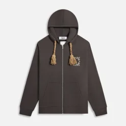 Brwaz Lakiya Tassel Zipper Hoodie