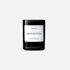 Burning Rose Candle