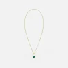 Collier Cadenas Coeur Couleur Pm -Green / Yellow