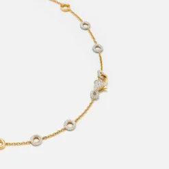 Collier Full Donuts Gold Diamants Oj Multi Donut N