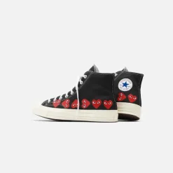Comme Des Gar Ons Play X Converse Multi Heart High Top