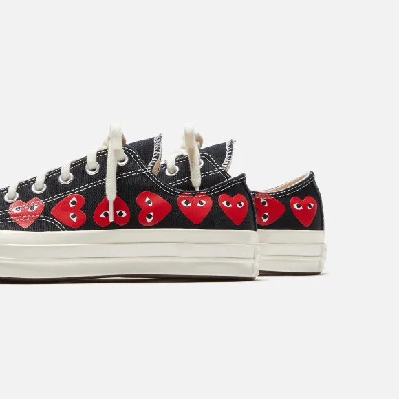 Comme Des Gar Ons Play X Converse Multi Heart Low Top