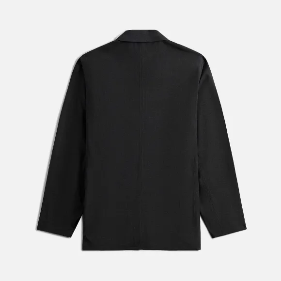 Convex Wool Blazer -Black Heather