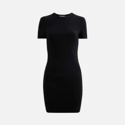 Crew Neck Short Sleeve Dress