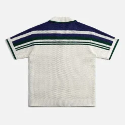 Crochet Effect Tennis Shirt