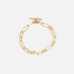 Cuadro Mixed Links Bracelet In Yellow