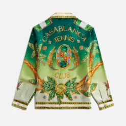 Cuban Collar Long Sleeve Shirt