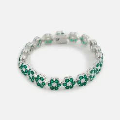 Daisy Tennis Bracelet Sterling Sliver