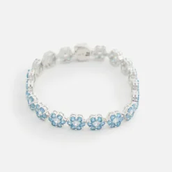 Daisy Tennis Bracelet Sterling Sliver