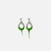 Diamond Loop Earrings