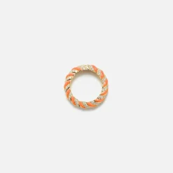 Diamond Torsade Twist Ring
