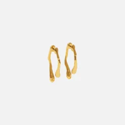 Drippy Front Back Post Earrings