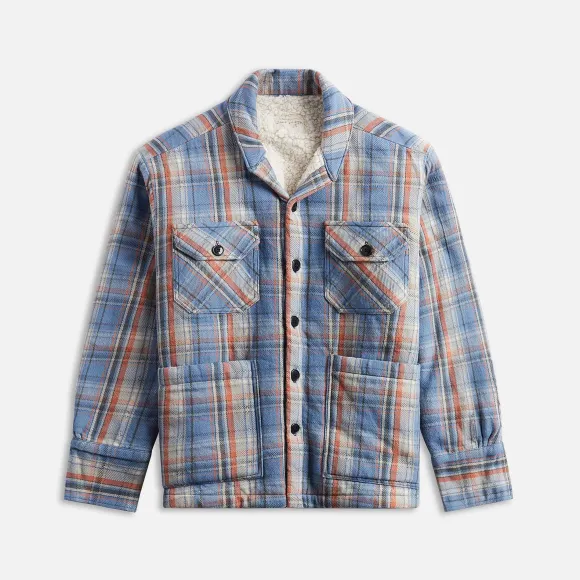 Faded Blue Sherpa Lined Boxy