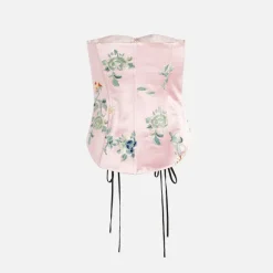 Floral Embroidered Bustier