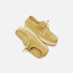 Fo Khaki Italian Blucher Jute Crepe