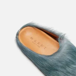 Fussett Sabot Long Hair Calf Shade
