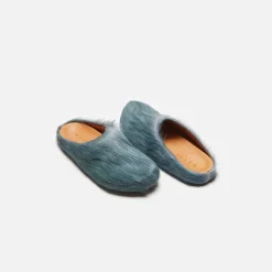 Fussett Sabot Long Hair Calf Shade