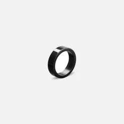 3G Polished Ceramic Ribbon Ring