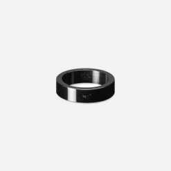 3G Polished Ceramic Ribbon Ring