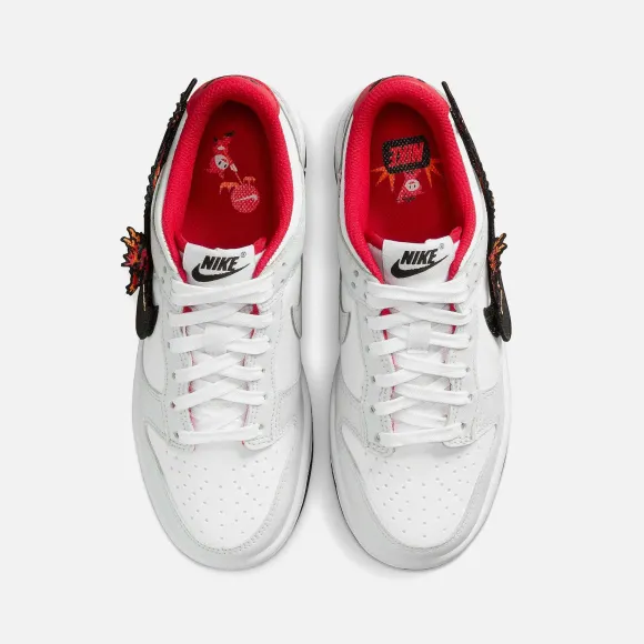Gs Dunk Low Se- Grey / Red