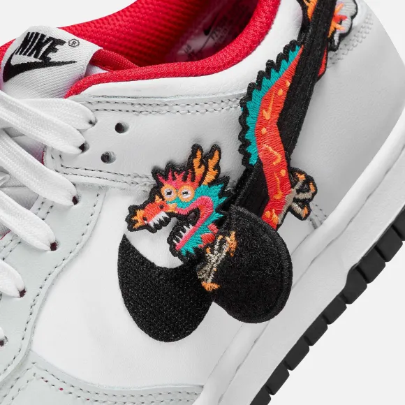 Gs Dunk Low Se- Grey / Red