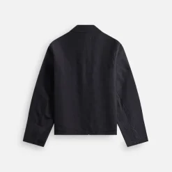 High Count Wool Poplin Blouson