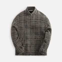 Homespun Tweed Zip Blouson