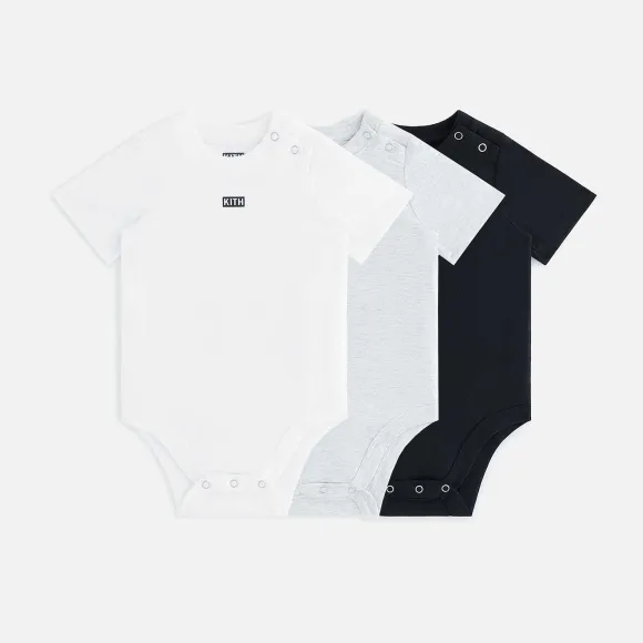 Kith Baby 3-Pack Core Onesie