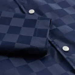 Kith Checkered Satin Coaches Jacket