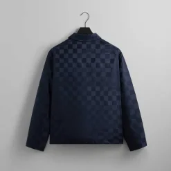 Kith Checkered Satin Coaches Jacket