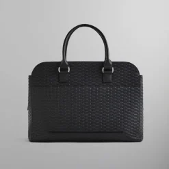 Kith Document Bag In Kith Monogram Saffiano Leather