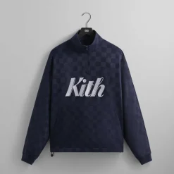 Kith Double Knit Davis Quarter Zip Pullover