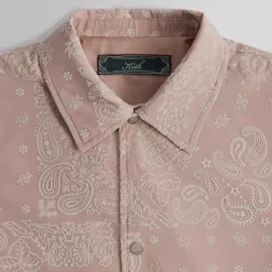 Kith Flocked Deconstructed Bandana Coaches Jacket