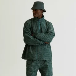 Kith Flocked Italic Monogram Davis Jacket