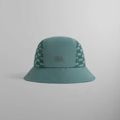 Kith Flocked Nylon Monogram Bucket Hat