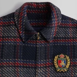 Kith For Bergdorf Goodman Plaid Hawthorne Flight Jacket