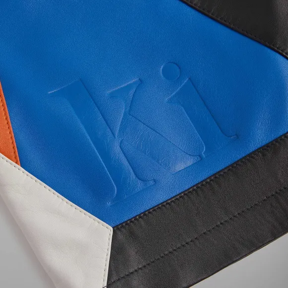 Kith For The New York Knicks Leather Turbo Shorts