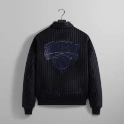 Kith For The New York Knicks Wool Collared Coaches Jacket