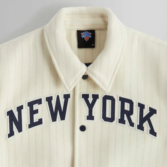 Kith For The New York Knicks Wool Collared Coaches Jacket