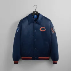 Kith For The Nfl: Bears Satin Bomber Jacket
