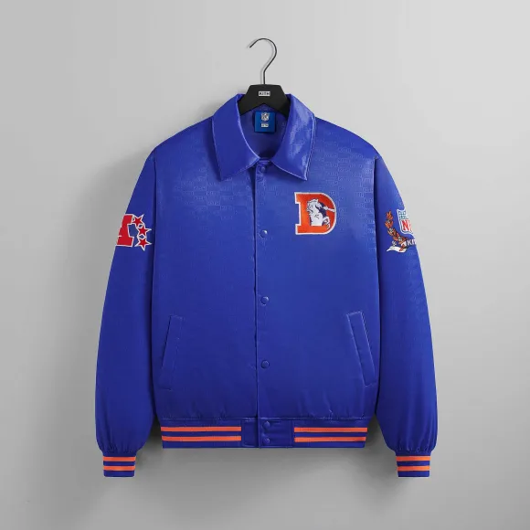 Kith For The Nfl: Broncos Satin Bomber Jacket