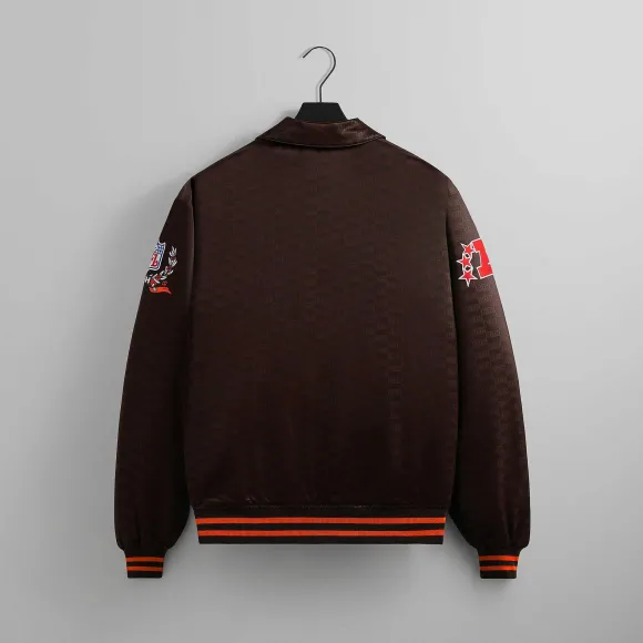 Kith For The Nfl: Browns Satin Bomber Jacket