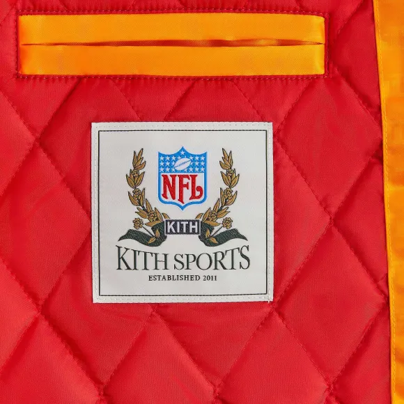Kith For The Nfl: Buccaneers Satin Bomber Jacket