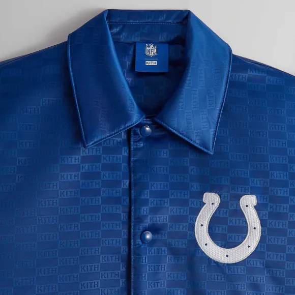 Kith For The Nfl: Colts Satin Bomber Jacket