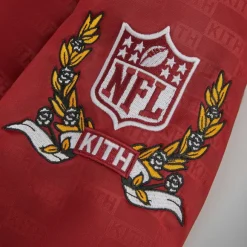 Kith For The Nfl: Commanders Satin Bomber Jacket