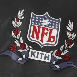 Kith For The Nfl: Giants Leather Jacket