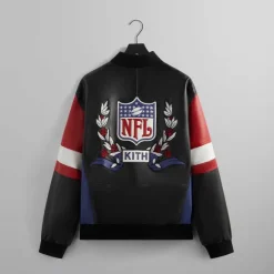 Kith For The Nfl: Giants Leather Jacket