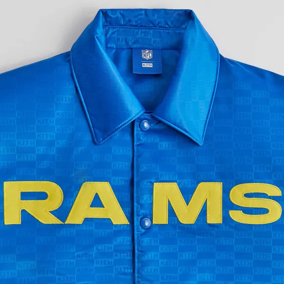 Kith For The Nfl: Rams Satin Bomber Jacket